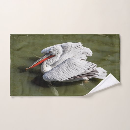 Pélican dalmate (Serviette à main)