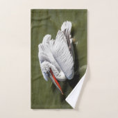 Pélican dalmate (Serviette à main)