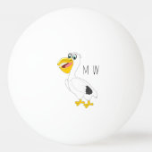 Pelican Design Monogrammed Pingpongballen (Voorkant)