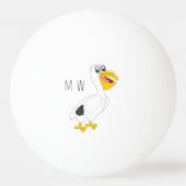 Pelican Design Monogrammed Pingpongballen (Achterkant)