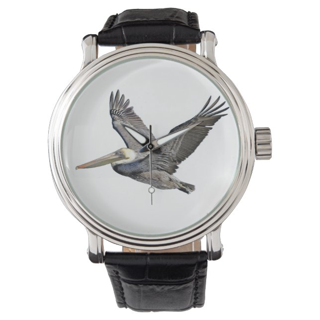 Pelican Flying Horloge (Voorkant)