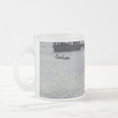 Pelican Frosted Glass Mug (Gauche)