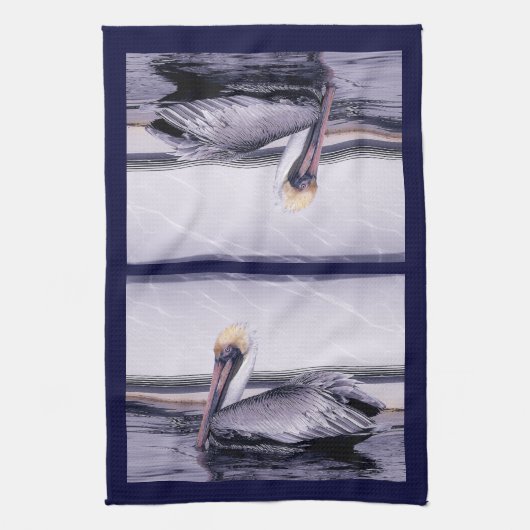 Pelican Gliding Theedoek (Verticaal)