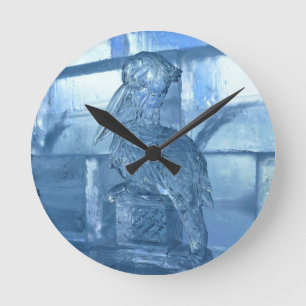 Pelican Ice Sculpture, Quebec, Canada Ronde Klok