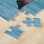 Pelican in vlucht legpuzzel (Zijkant)