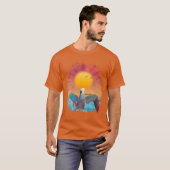PELICAN ISLAND SUNSET T-SHIRT (Voorkant volledig)