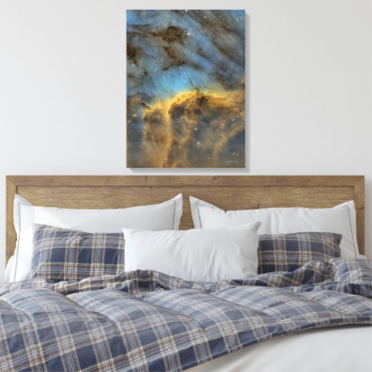 Pelican Nebula Canvas Afdruk (Insitu (Slaapkamer))