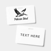 Pelican - Nom Tags & Badges (Front & Back)
