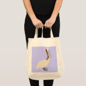 Pelican op White Bag Tote Bag (Voorkant (product))