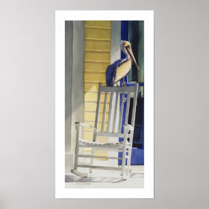 Pelican over de rolstoel poster