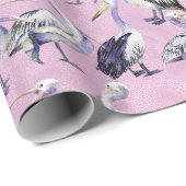Pelican Pattern Cadeaupapier (Rol Hoek)
