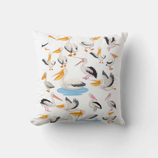 PELICAN PATTERN KUSSEN (Voorkant)