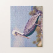 Pélican Peinture Oiseau Art Puzzle (Vertical)