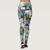 Pelican Photo Collage, Dames Leggings (Achterkant)