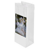 Pelican Pile Wine Gift Bag Wijn Cadeautas (Voorkant Gekanteld)