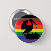 Pelican Pride Ronde Button 5,7 Cm (Voorkant /achterkant)