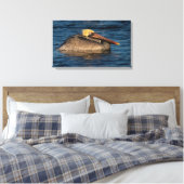 Pélican repose dans la toile d'eau Imprimer (Insitu(Chambre))