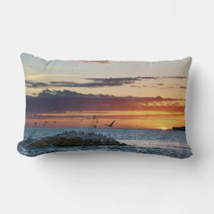 Pelican Rock Sunset, Dauphin Island, Alabama Kussen