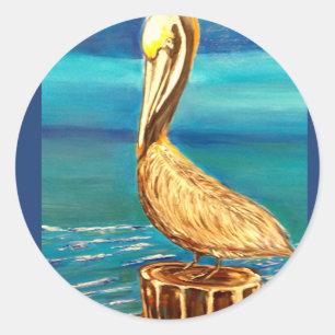 PELICAN RONDE STICKER