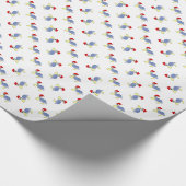 Pelican Santa Cadeaupapier (Hoek)