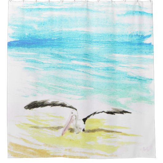 Pelican Shower Curtin Douchegordijn (Voorkant)