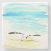 Pelican stone onderzetter (Voorkant)