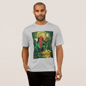 Pelican vs Frog Swamp Never Give Up Funny T-Shirt (Devant entier)