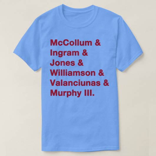 Pelicans 2324 Playoff Squad TShirt (Design devant)