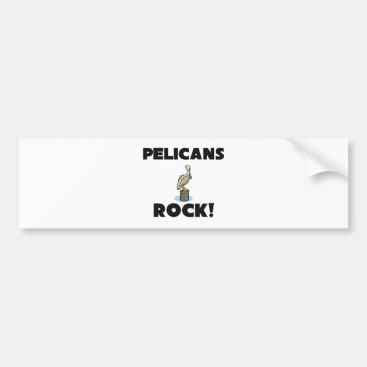 Pelicans Rock Bumpersticker (Voorkant)
