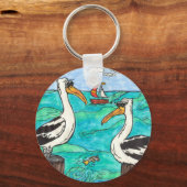 Pelicans Sleutelhanger (Voorkant)