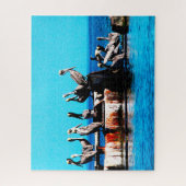 Pélicans sur le rivage, Jigsaw Puzzle (Vertical)
