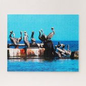 Pélicans sur le rivage, Jigsaw Puzzle (Horizontal)