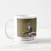 pelikaan op de stump, koffiemok (Links)