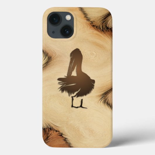 Pelikaan Rustiek Case-Mate iPhone Case (Achterkant)