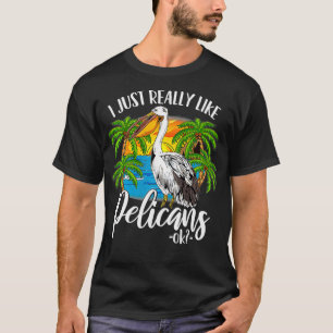 Pelikaan Tropische Vogels T-shirt