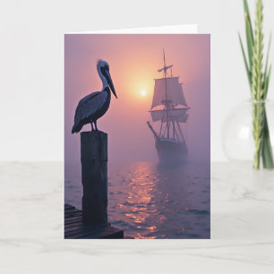 Pelikaan Vaderdag Zeilkaart Kaart