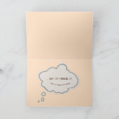 Pelikaan verjaardags humor kaart (Binnen)