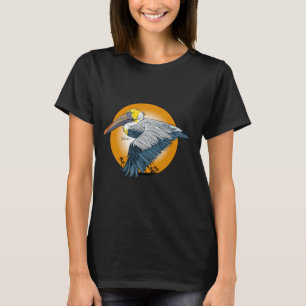 Pelikaan Zonsondergang T-shirt