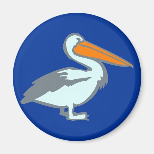 Pelikan pelican magneet (Voorkant)