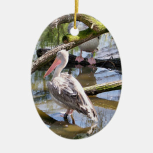 PELIKANEN KERAMISCH ORNAMENT