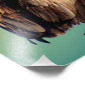 Pelikanen op Dawn Foto Afdruk (Hoek)