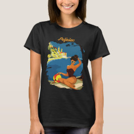 Peljesac Kroatië Strand Zon Blauw Reizen T-shirt