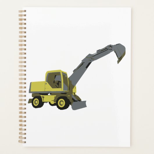 Pelle jaune engins de construction (Devant)