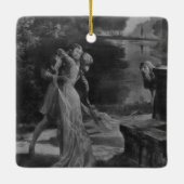 Pelleas en Melisande Opera, 1902 Keramisch Ornament (Achterkant)