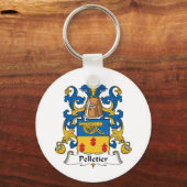Pelletier Family Crest Sleutelhanger (Voorkant)