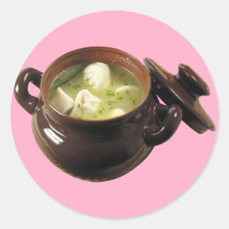 Pelmeni Soup Ronde Sticker