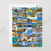 Péloponnèse Grèce Ensemble de Cartes Postales -  S (Devant / Derrière)