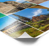 Péloponnèse Grèce Paysage Photographie Imprimer (Coin)