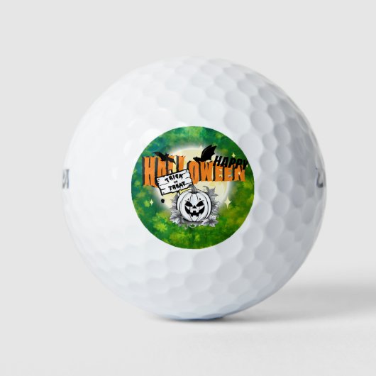Pelotas de golf halloween golfballen (Voorkant)