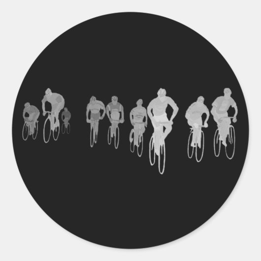 Peloton pendelen ronde sticker (Voorkant)